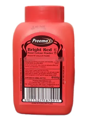 Food colour red preema 500g